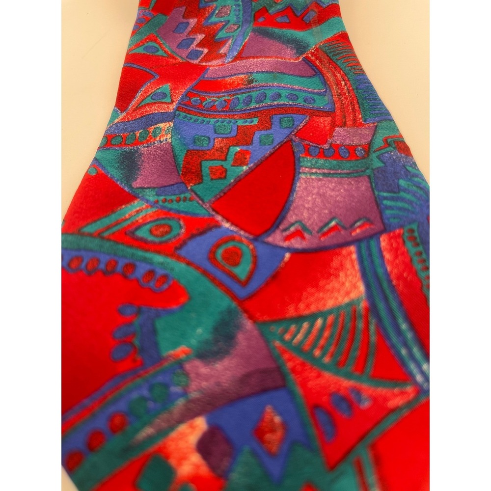 Bundle of 7 fun VTG Silk Italian ties